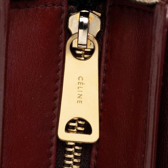 Celine Calfskin and Canvas Trapeze Bag - Picture 10 of 16